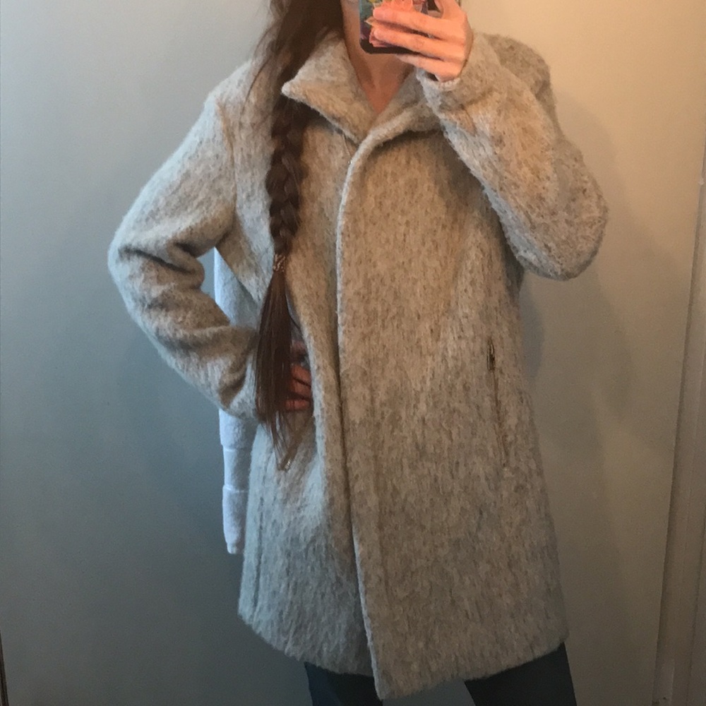 H&M Gray Teddy Jacket - Picture 8 of 9